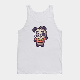 Hello Little Panda Tank Top